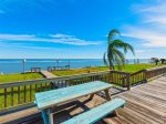 Enjoy sunrises, fishing, dolphin viewing, and bird watching from the back yard